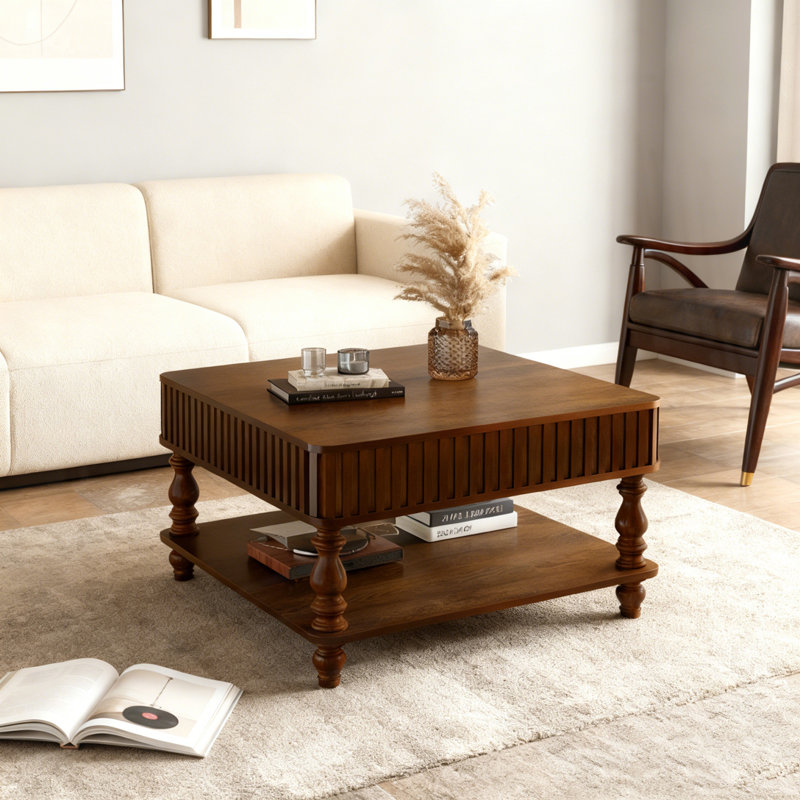 Table basse 31,5 pouces, Noyer brun