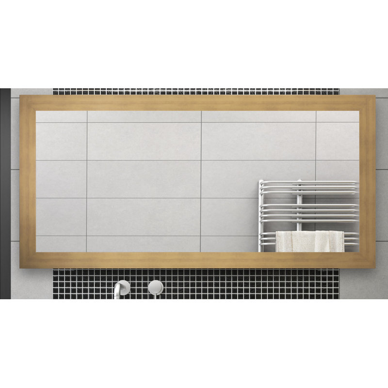 Armone Engineered Wood Flat Mirror, 34.5' x 63.5"