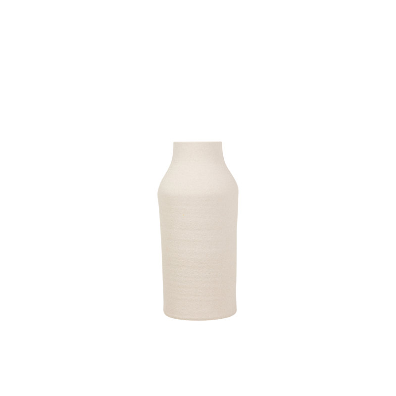 CERAMIC VASE, 40cm, Beige