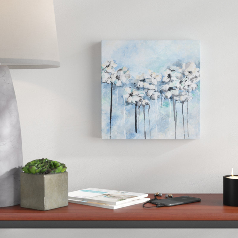 Flower Haven - reproduction sur toile, H 12 po x l 12 po x P 1,5 po
