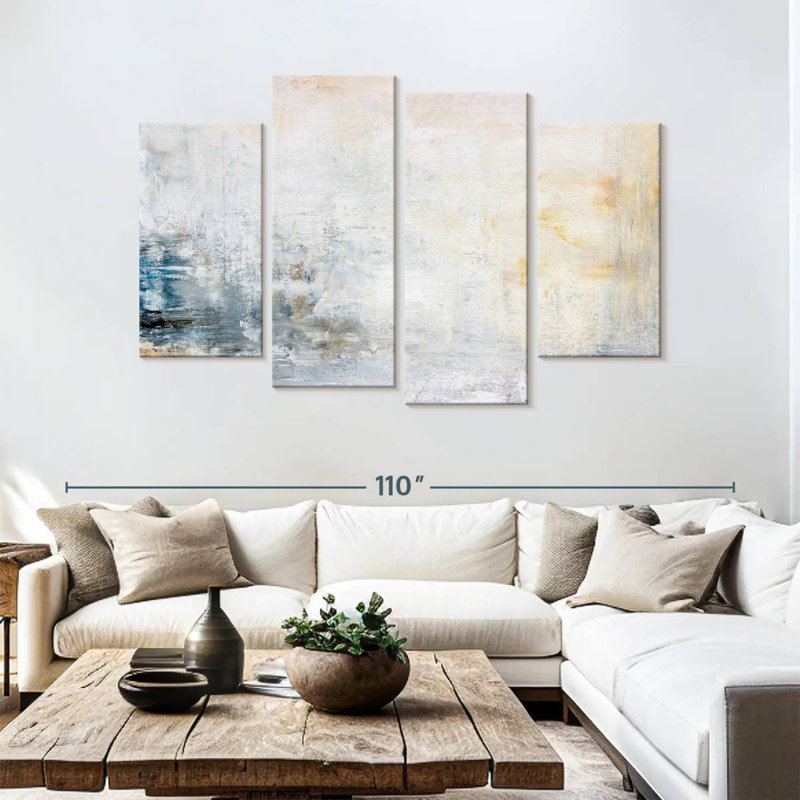 Avery Whitewash, 54" H x 84" W