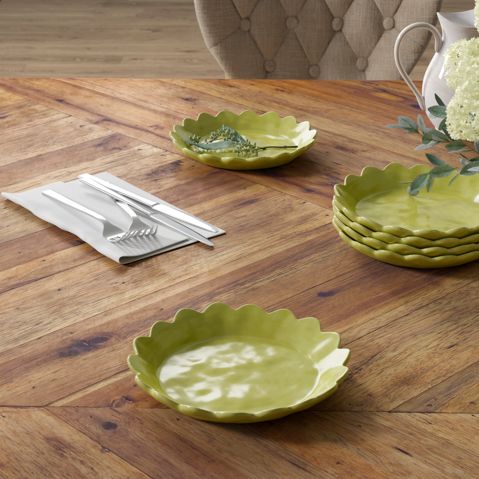 Maddie Scalloped Plate