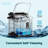Simzlife 26Lbs. Daily Bullet Ice Countertop Ice Maker Ice Machine With Handle,Self-Cleaning Ice Makers, 26Lbs/24H, 9 Ice Cubes Ready In 6 Mins For Home/Kitchen/Bar/Party/Camping-106891991