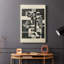 Série ABSTRACT DCCCLXVIII - Toile tendue avec châssis Premium - Prêt à être accroché-1840611446