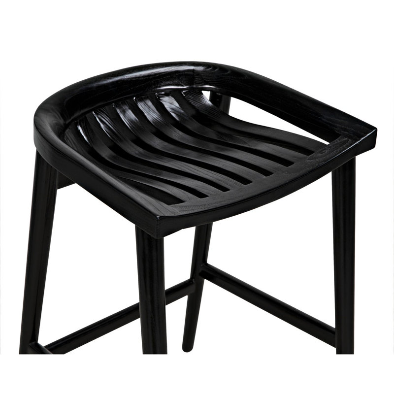 Ronald Solid Wood 25.5" Counter Stool
