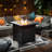 28Inch Square Fire Pit Table
