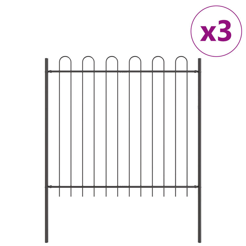 vidaXL Garden Fence