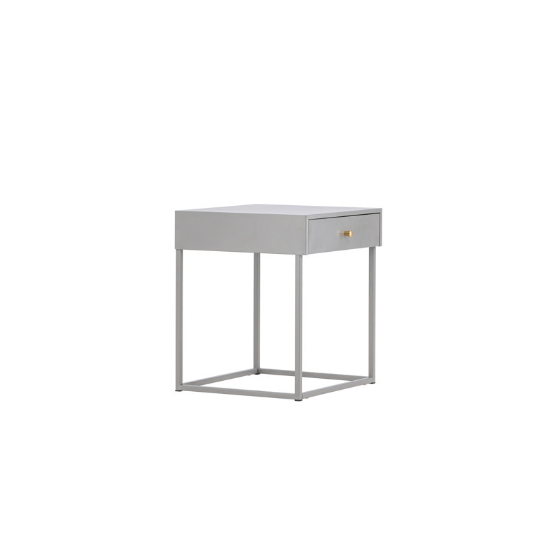 Damira End Table, Grey