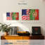 «USA and Portugal Flags», 3 pièces-1715646440