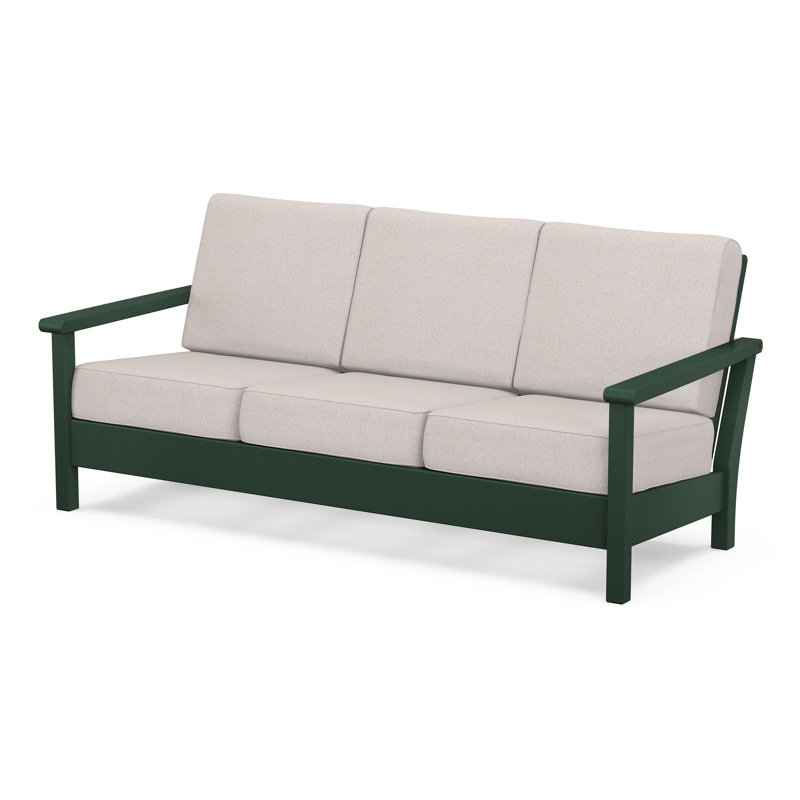 Harbour Deep Seating Sofa, Dune Burlap, Green
