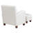 Genest Faux Leather Club Chair with Ottoman-488271520