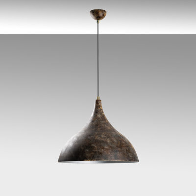 Lustre en métal Antiquation, hauteur réglable 17,3 po x 13,8 po | Plaque de base de diamètre de 10 po x 2,8 po | Douille E27 de 40 W maximum | Parfait pour la salle à manger et les espaces de vie | Conception élégante, indice de protection IP20, éclairage domestique élégant