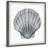 " Pretty Gray Shell " by Parvez Taj Painting-553554984