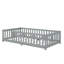 Lit simple au sol avec clôture sans porte incluse-815718339