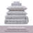 Bed in a Bag Seersucker Diamond Stitch 7 Piece Comforter Set-124623657-124871278