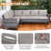Soyab 5 - Person Modular Patio Conversation Sets with Cushions
