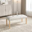Banc rembourré moderne capitonné