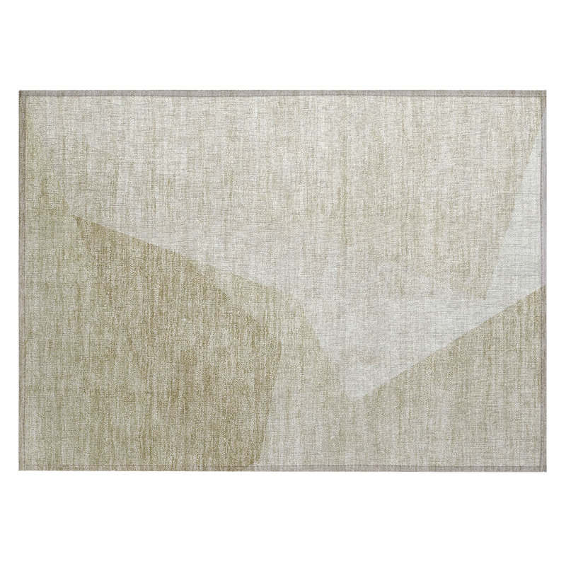 Killingly Washable Abstract Indoor / Outdoor Rug, Rectangle 1'8" x 2'6"