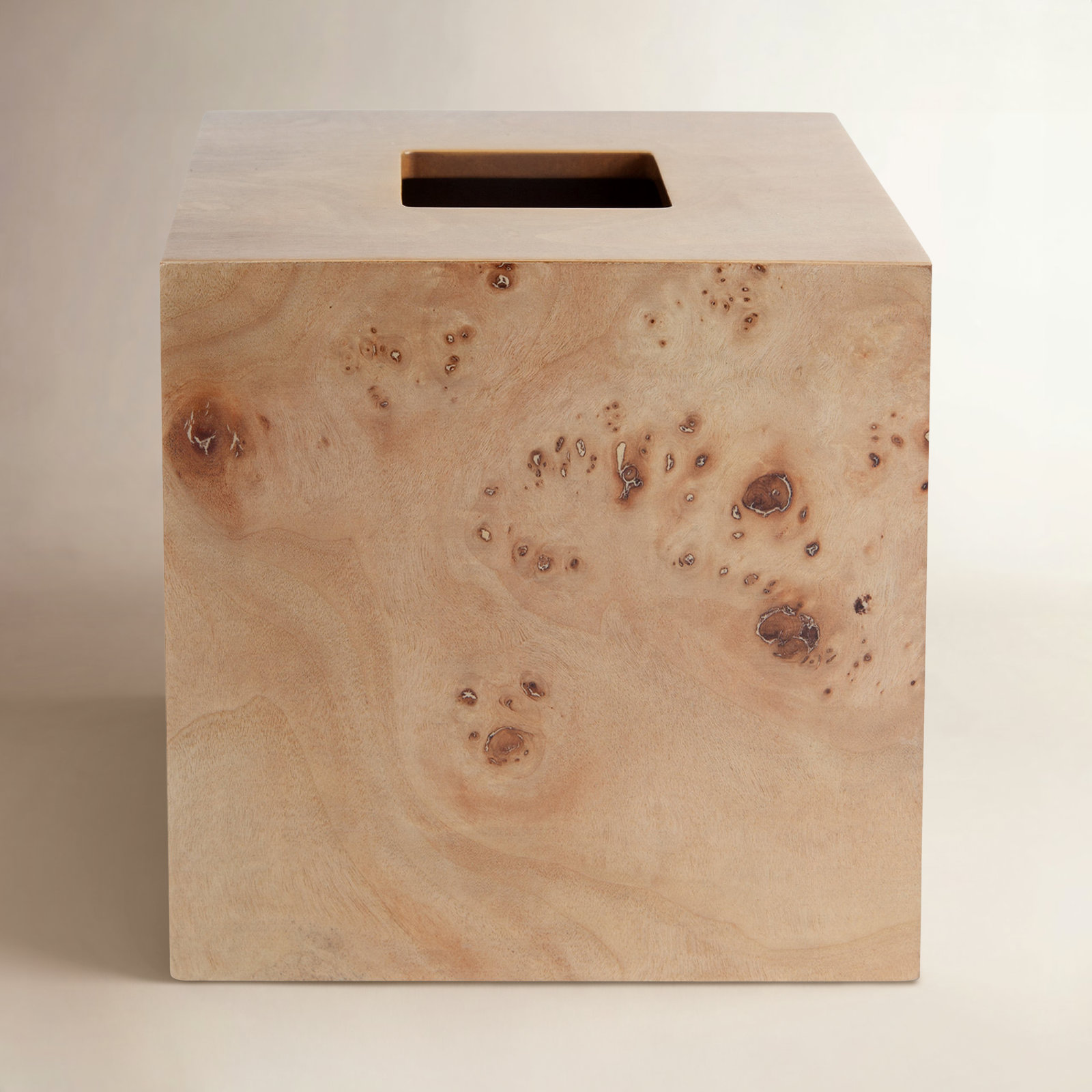 Durban Wood Tissue Box Cover