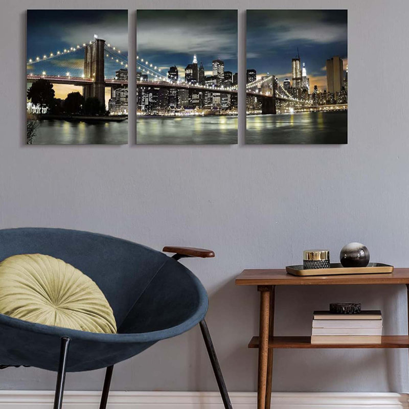 3 Piece Wrapped Canvas Print