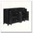Modern Wave-Pattern Sideboard with 2 Drawers, 4 Doors, and Adjustable Shelves-278547857