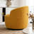 Teddy Fabric Swivel Accent Armchair Barrel Chair-708310007