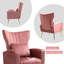 27' ' wide velvet armchair Mahith-88364529