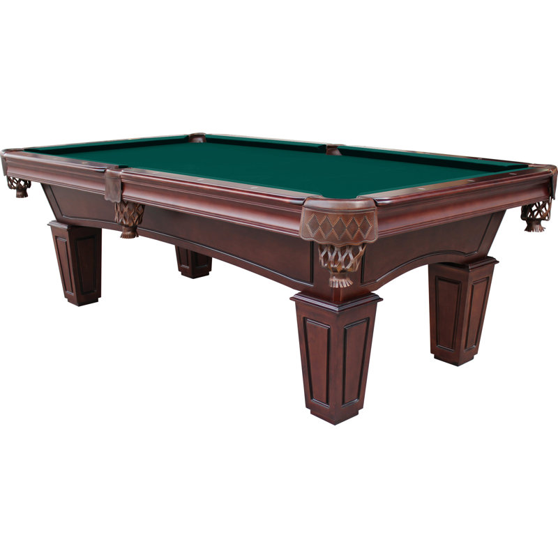 Table de billard en ardoise avec installation professionnelle St Lawrence (valeur de 895 $) incluse, Espresso, Vert foncé