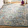 Hertzler Oriental Blue/Light Gray Area Rug