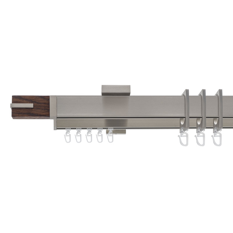 Curtain Track Set, 5cm H x 173cm W x 15.7cm D