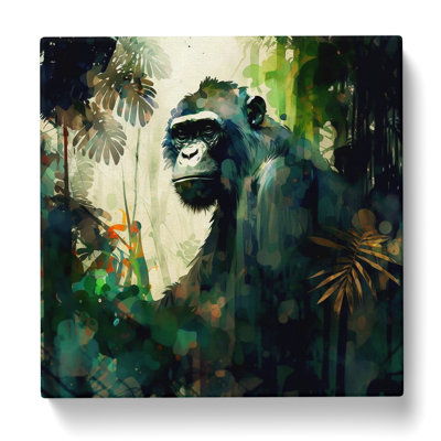 Jungle Gestural Art - No Frame Print