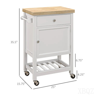 Mobile Kitchen Island, Rolling Kitchen Cart
