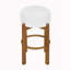 Tabouret de bar en bois rembourré, ensemble de 2-1467688733-1467688722