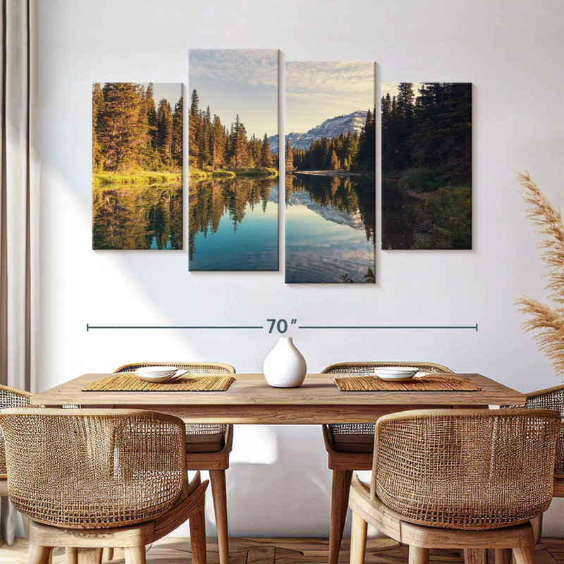 Alvord Glacier Park Lake, 42" H x 68" W