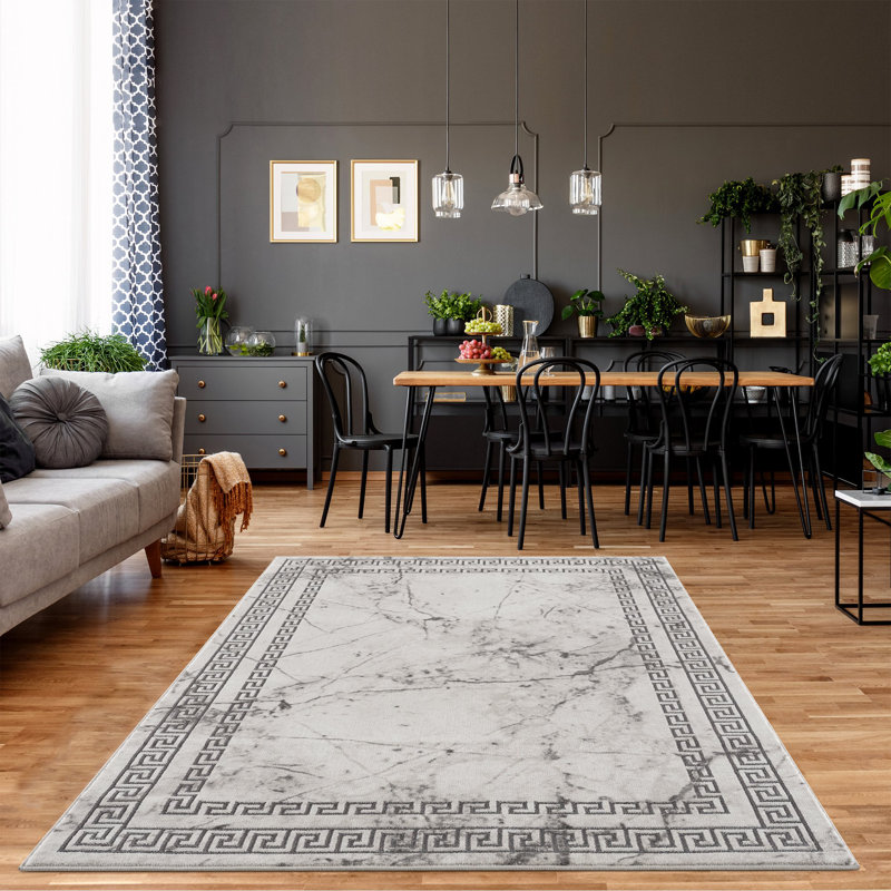 Philon Abstract Indoor Rug, Rectangle 6'7" x 9'6"