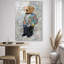 Oliver Gal Tall Elegance by Katy Hirschfeld Animals - Framed Acrylic Glass Wall Art-1295571314-1289150786