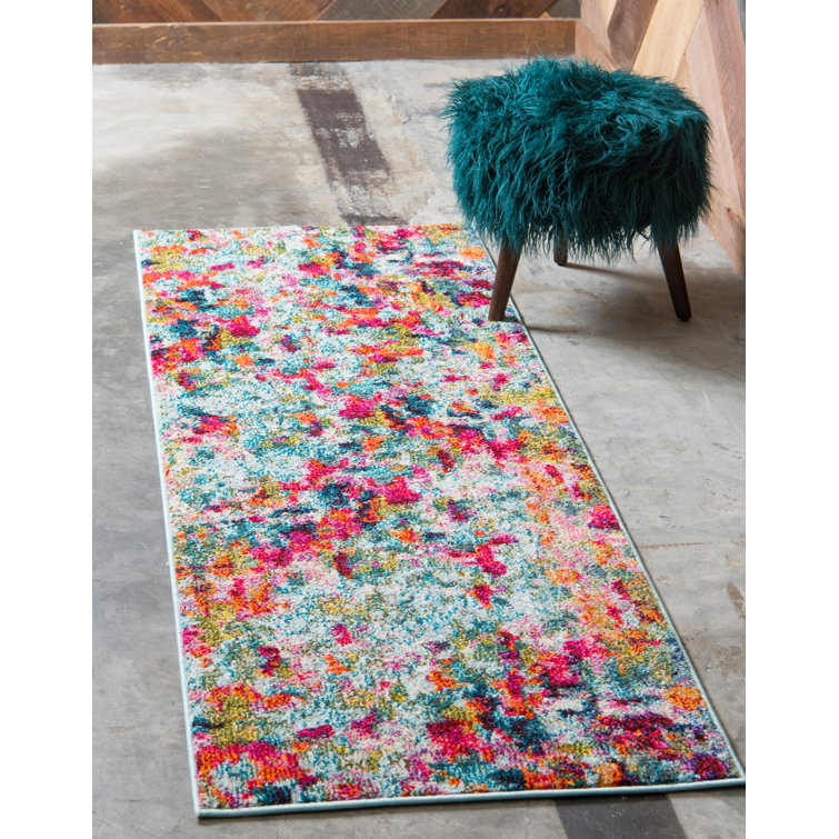 Hashimoto Washable Abstract Indoor Rug