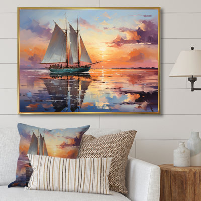 Volner voilier maritime, mélodie I sur toile