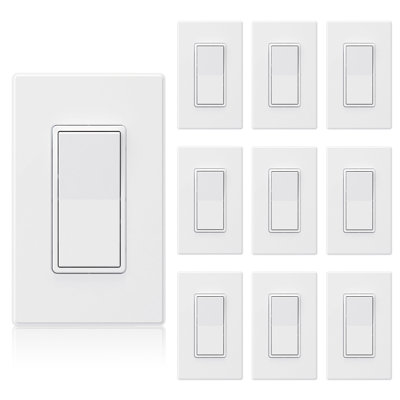 15-Amp Single Pole Light Switch