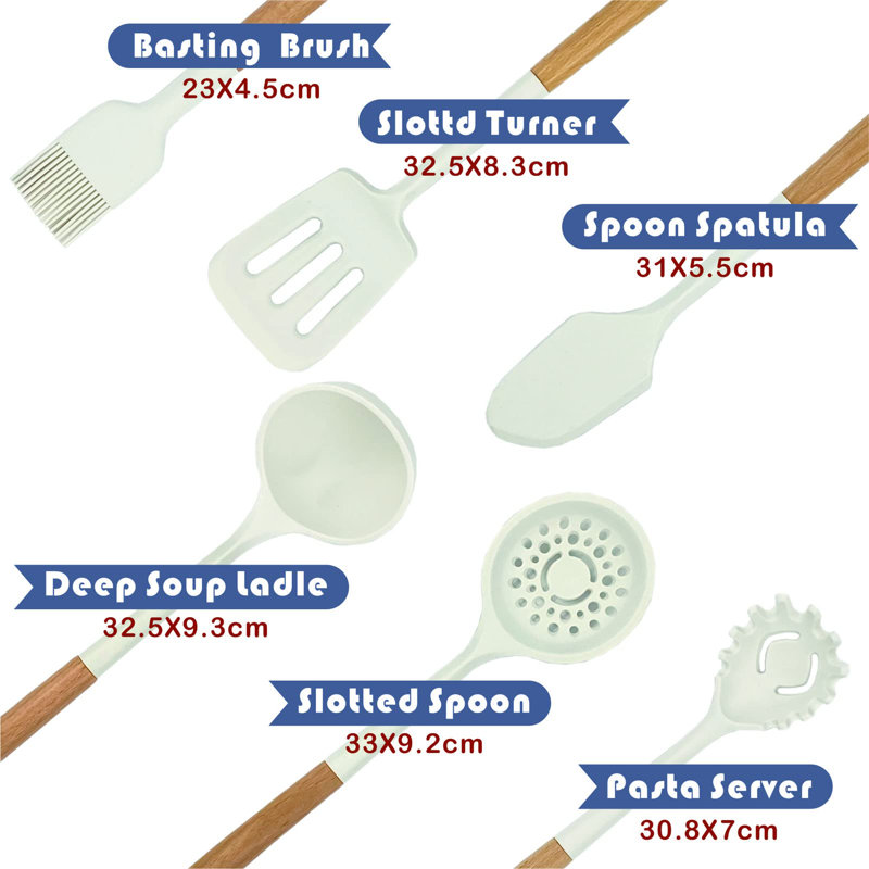 Belfry Kitchen Oceanview 6 Utensil Set