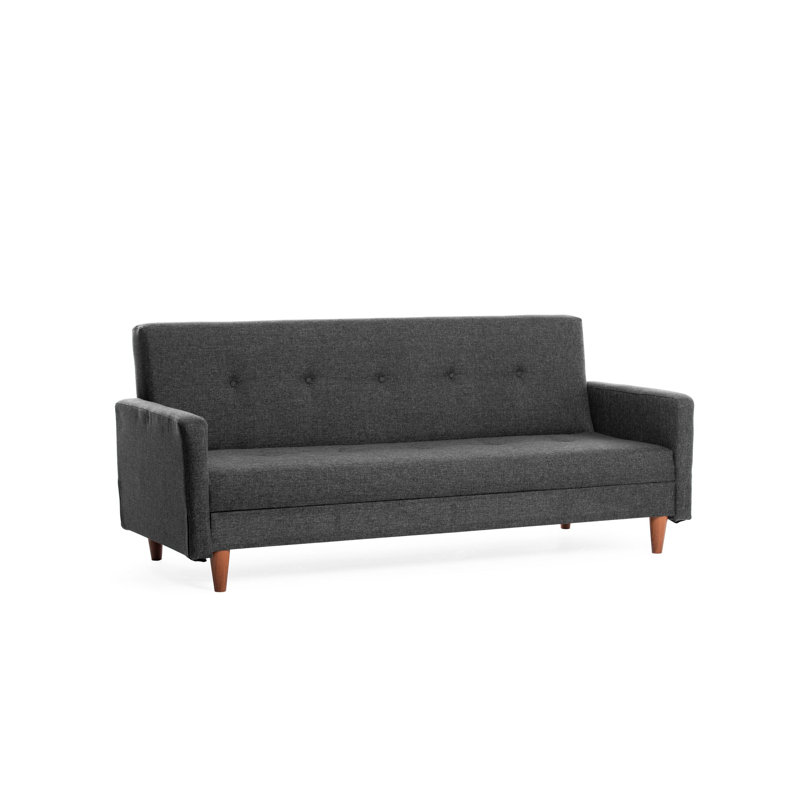 Allinson 200cm Upholstered Sofa Bed, Dark Grey