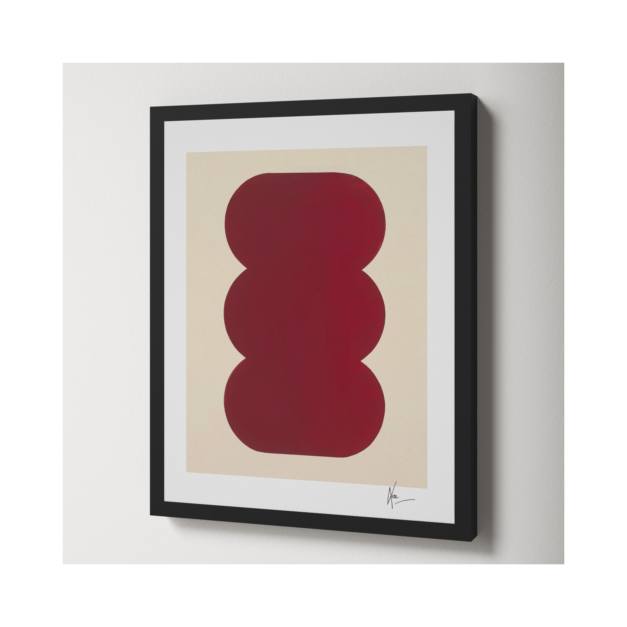 Keyhole 1 by Lee Lessem, Black Framed, 30" H x 24" W x 1.25" D