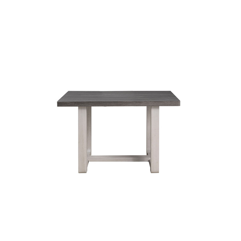 Table de salle à manger Benson, Gris / Blanc