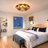 2-Light Dimmable Halogen Flush Mount