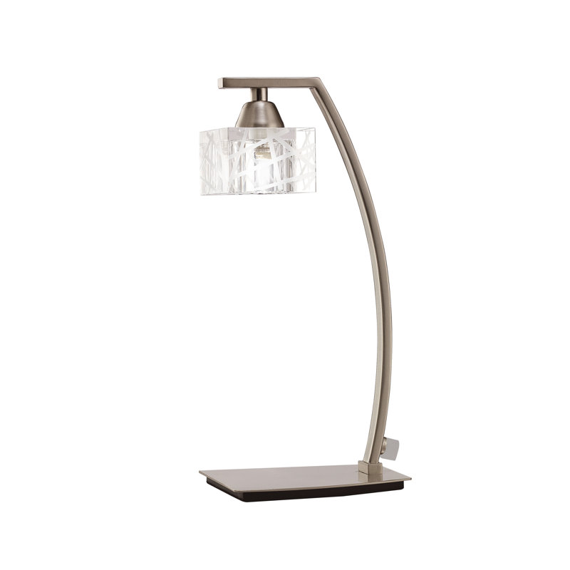 Waut Metal Arched Lamp, Nickel