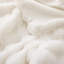 Jeté en fausse fourrure pour canapé - molleton moelleux blanc crème, couverture moelleuse moelleuse pour canapé et lit, jeté 50 po x 60 po-116234580-116234582