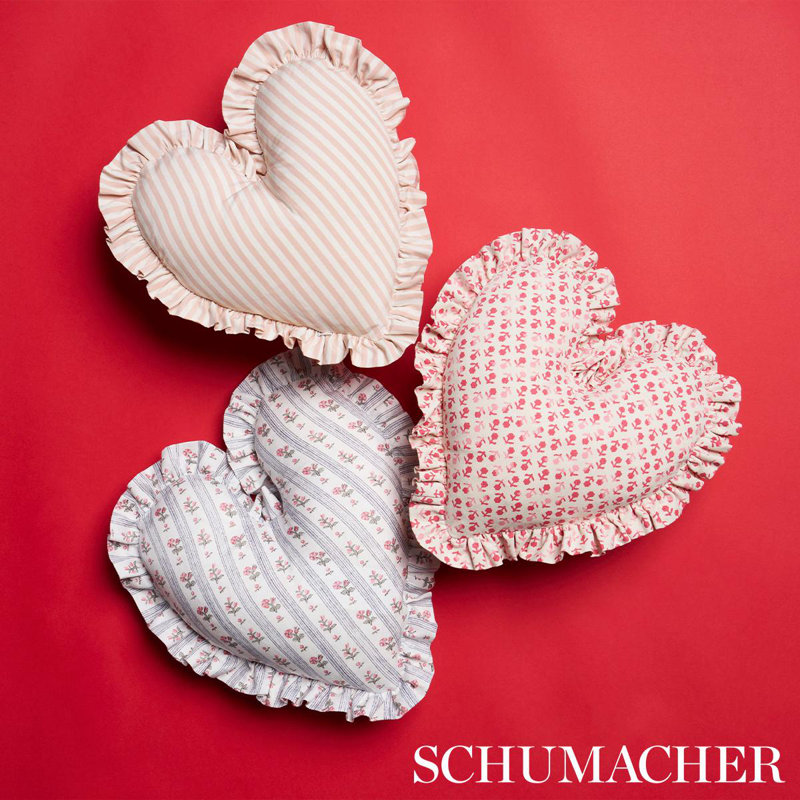 Beatriz Handprint Heart Pillow