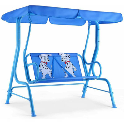 Derrick 2 Person Porch Swing with Canopy