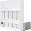 Grand lit - Maximisez l'utilisation de l'espace. Multifonctionnel et fonctionnel. Fabriqué en contreplaqué. Rangement inclus. Facile à utiliser. Assemblage requis. Aucun matelas inclus-18437884-18437887