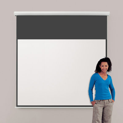 Eyeline White Electric Projection Screen